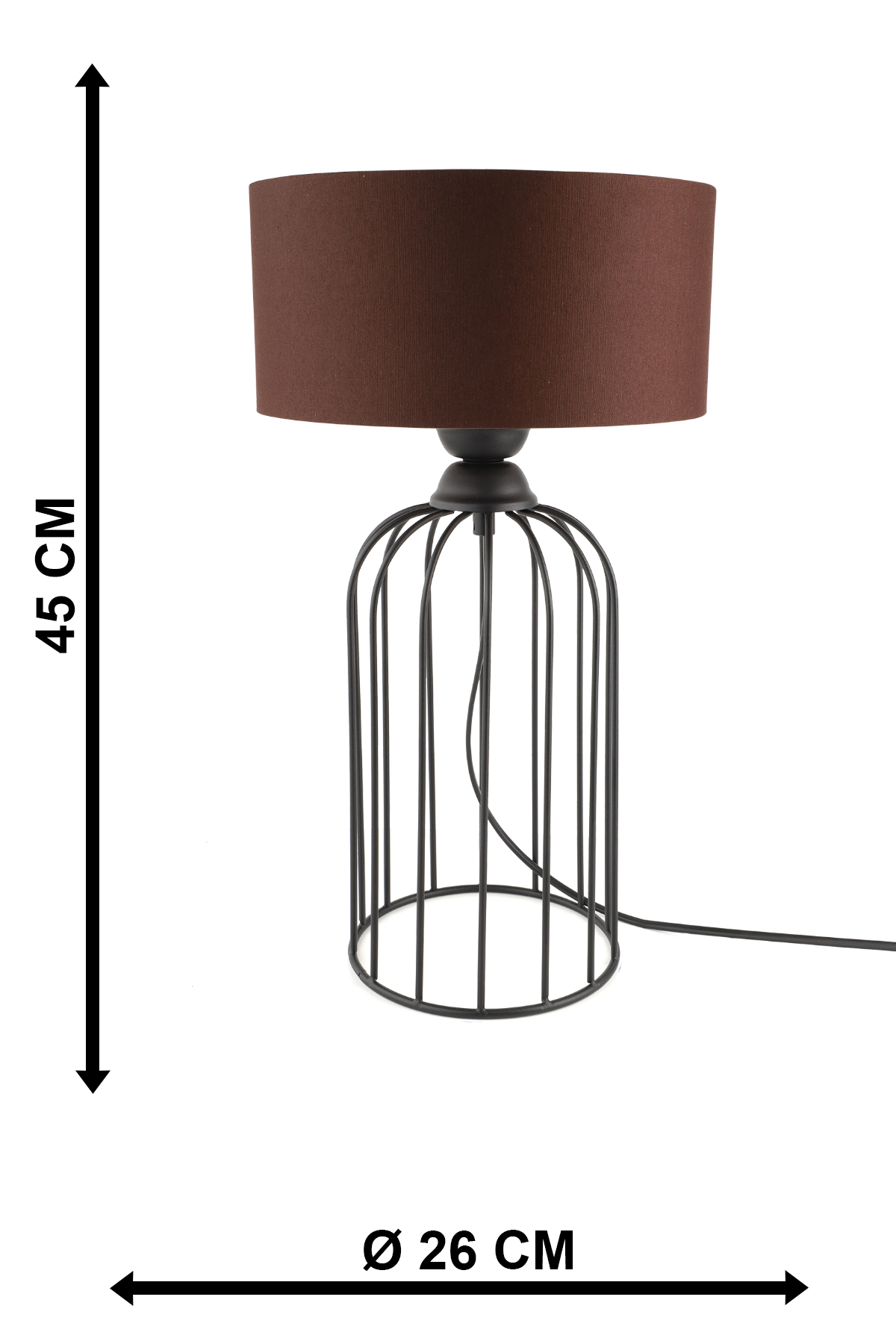 Tema Table lamp Black,Brown
